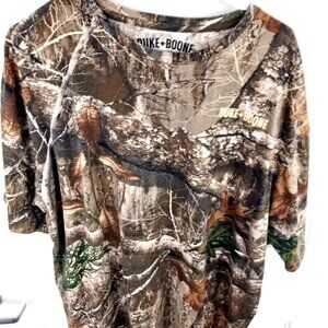 Duke & Boone Brown Camo Realtree Edge Men’s Hunting Shirt Size XLarge